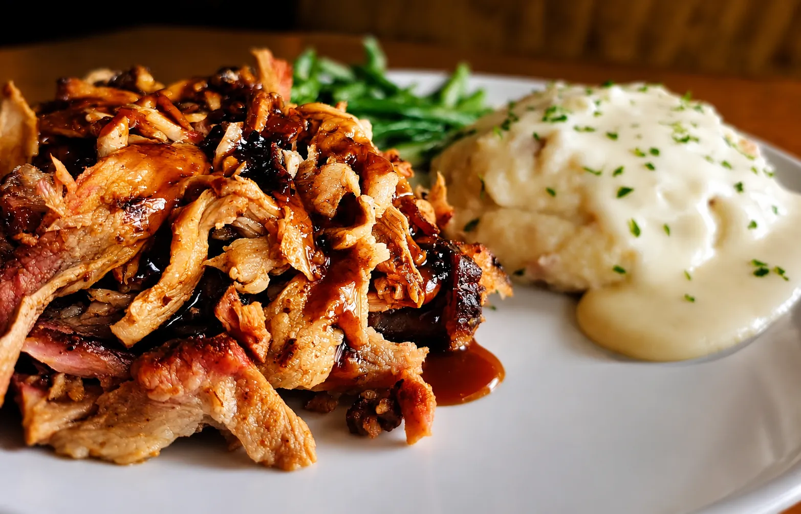 Slow Smoked Pulled Pork Meal