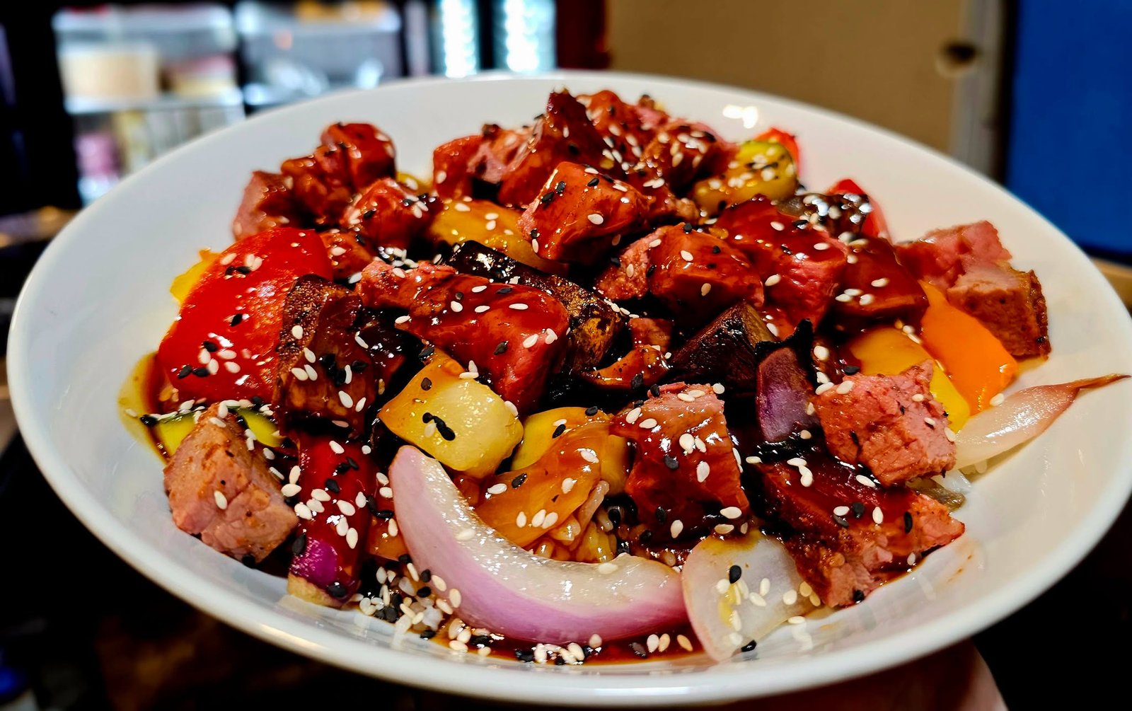 Deconstructed Steak Kabob Bowl