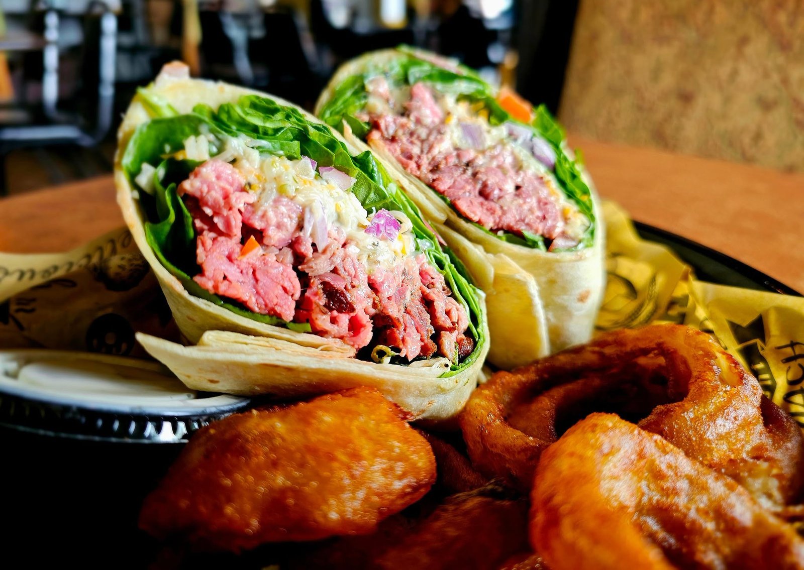 🥩 Spinach Tri Tip Steak Wrap