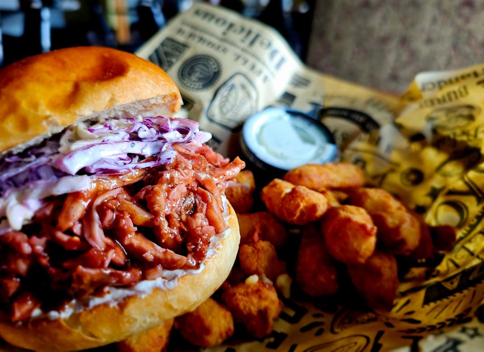 Raspberry Rave Slow Smoked Chicken Sandwich