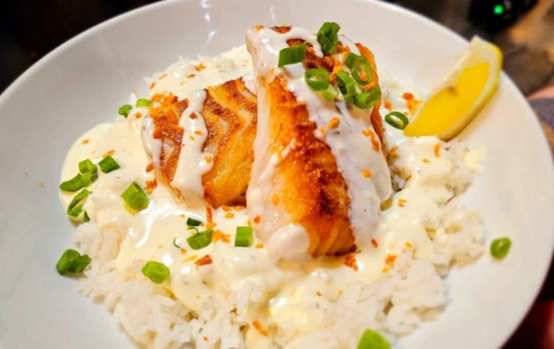 Creamy Lemon Garlic Cod