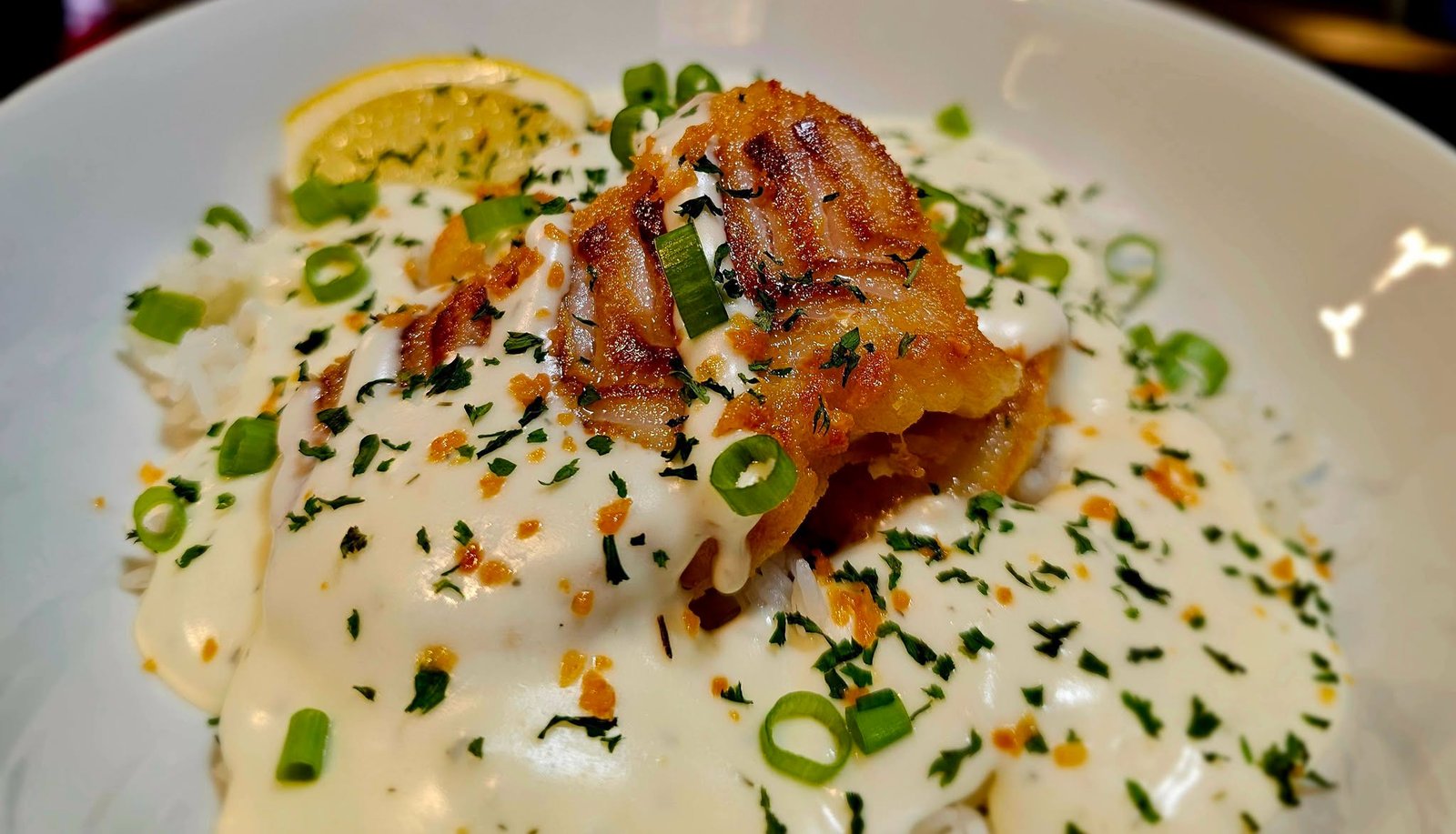 Creamy Lemon Garlic Cod