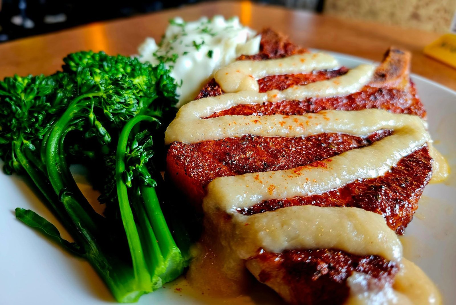 Slow-Smoked Apple Butter Pork Chops — $22.99