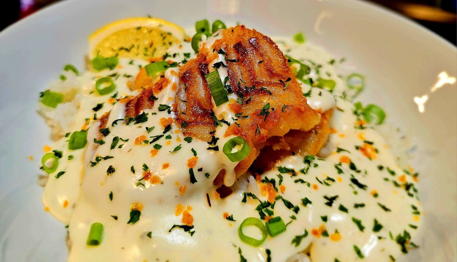 Creamy Lemon Garlic Cod