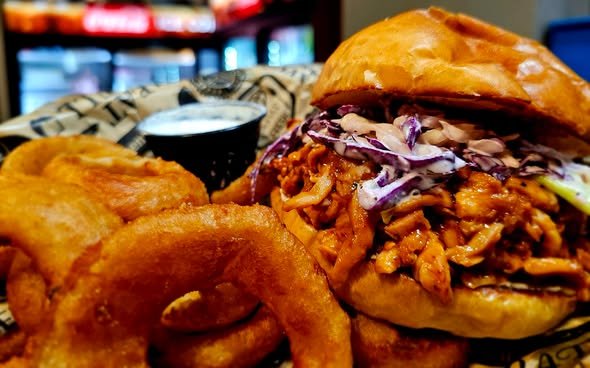 Slow-Smoked Chicken Sandwich